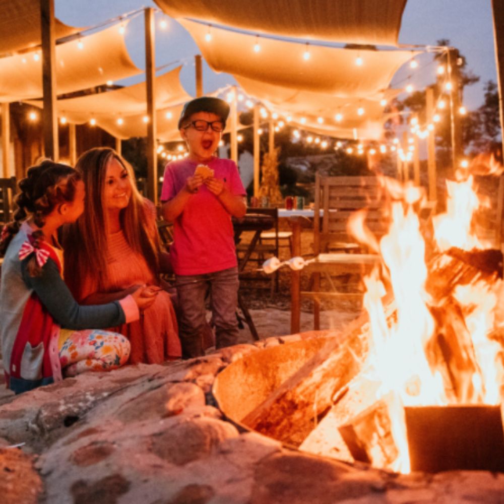 Bonfire in the Village Gardens